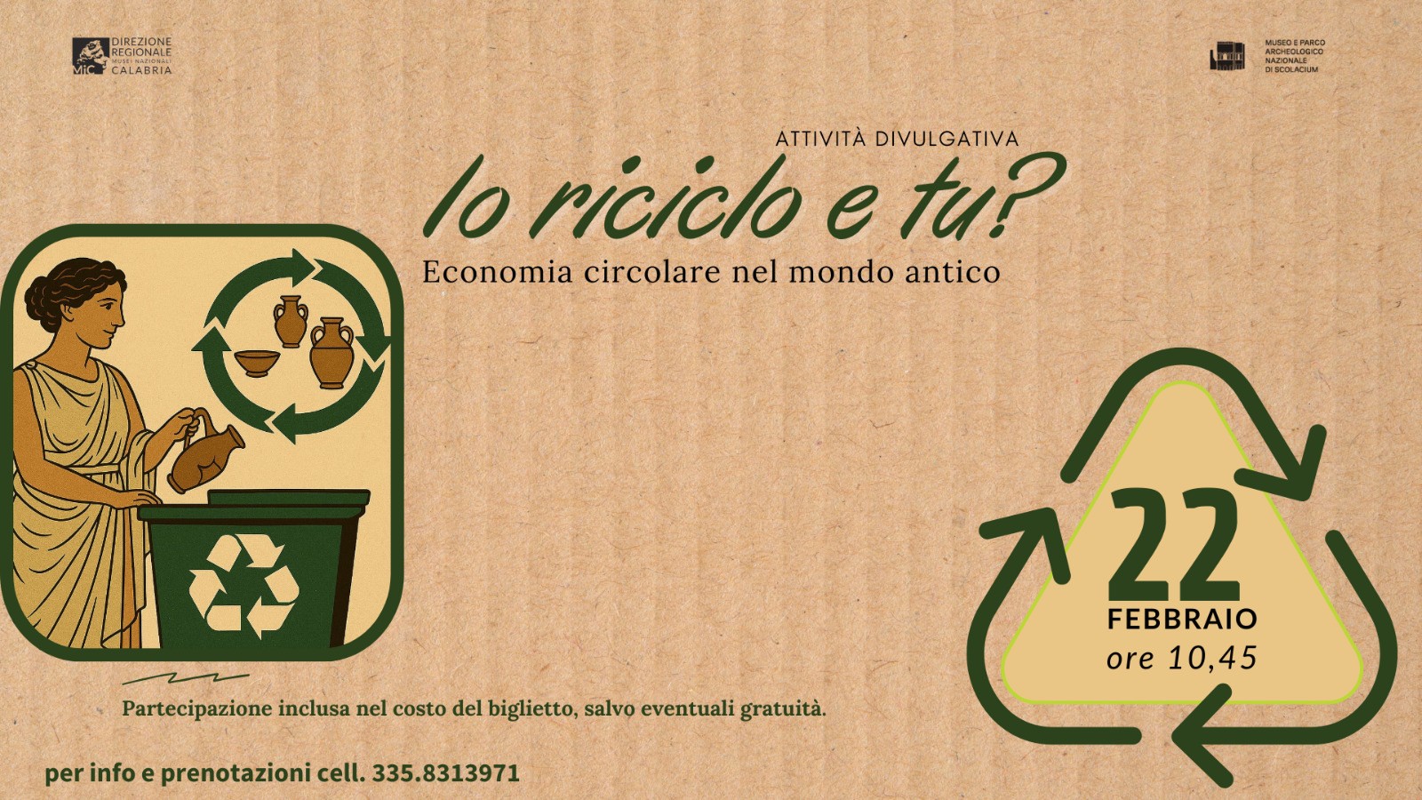 IO RICICLO E TU? Economia circolare nel mondo antico